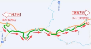 绕行线路示意图。通讯员供图 绕行线路示意图。通讯员供图
